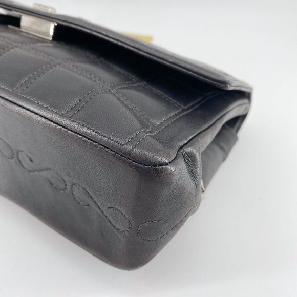 Chanel 2.55 chocolate bar rhinestone chain shoulder bag - Picture 13 of 16